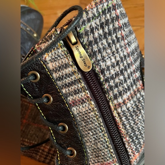 L’Artiste Rehja Leather & Plaid Boots - Picture 6 of 8